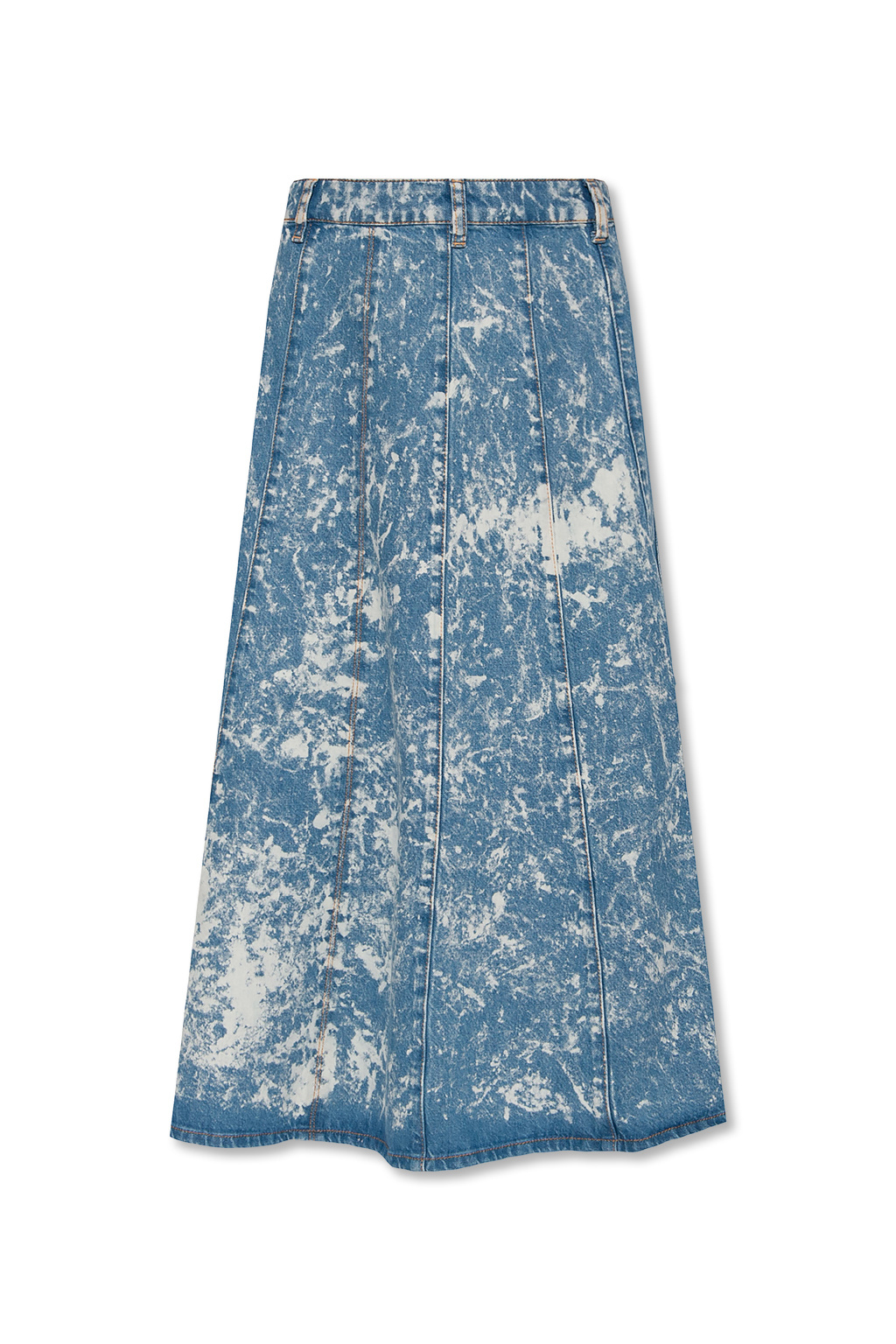 【関税＆送料込み】Ganni Light Blue Denim Skirt Light Blue Stone Light Blue Denim Mini Skirt | GANNI US